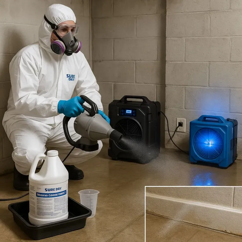 Sanitization and Odor Removal process in Rosaryville, MD